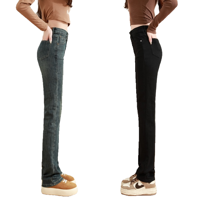 超长版加长高个子直筒裤子高腰