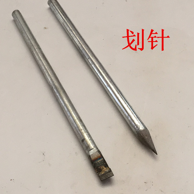 尖头扁头合金钨钢头划针 瓷砖划针钢板划线针瓷砖划刀 钢板记号针图片