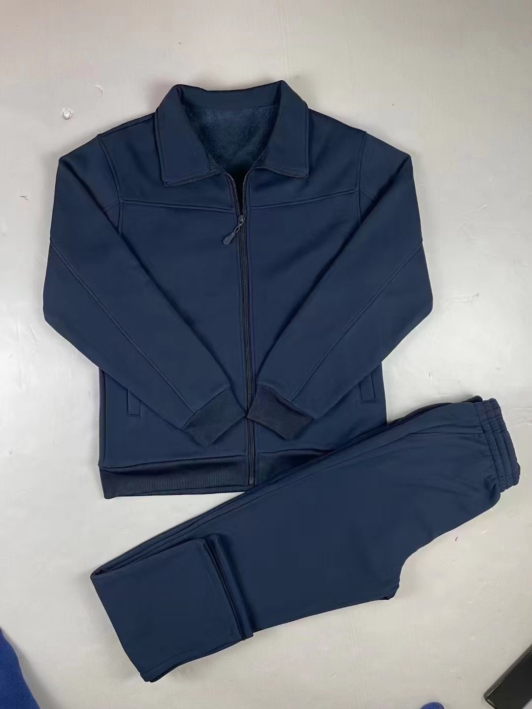 际华3543体能服秋冬季套装男士加绒户外运动服套装健身跑步套装