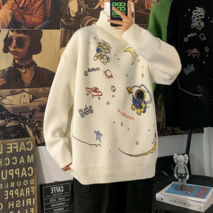 中性高领毛衣潮牌B342-MY003-P65控88图片