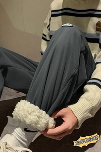 东北大棉裤 加绒加厚束脚裤子B342-K6381-P55控78图片