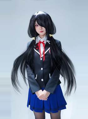 【空之境】约会大作战cos 夜刀神十香 时崎狂三 校服 cosplay服装