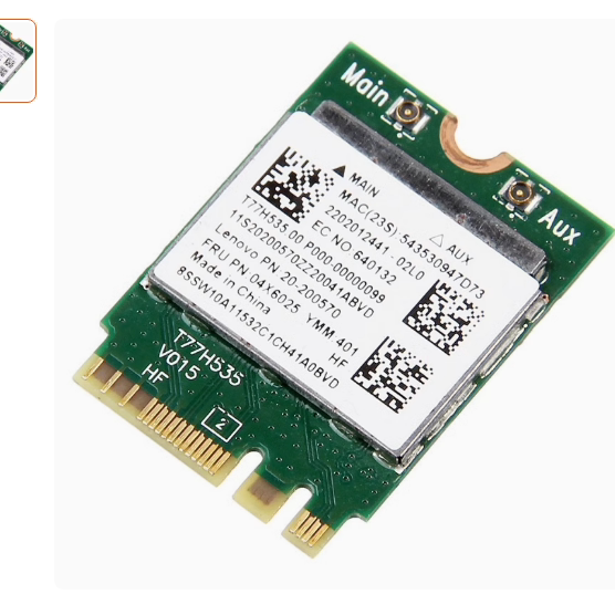 用于戴尔Precision 7560 7750 7760 千兆无线网卡 蓝牙模块WIFI