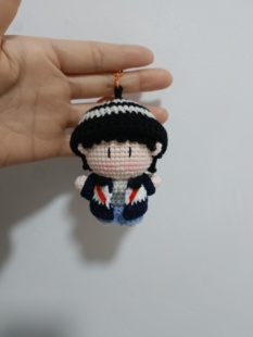 王安宇钩织手工娃娃成品王安宇应援周边钥匙扣书包玩偶配饰挂件