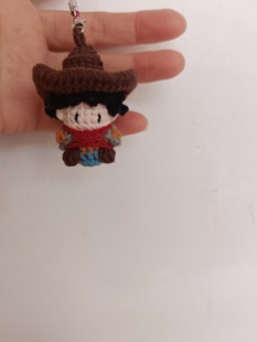 手工编织喜人奇妙夜玩偶diy材料包挂件毛线钩针钥匙扣双高胎