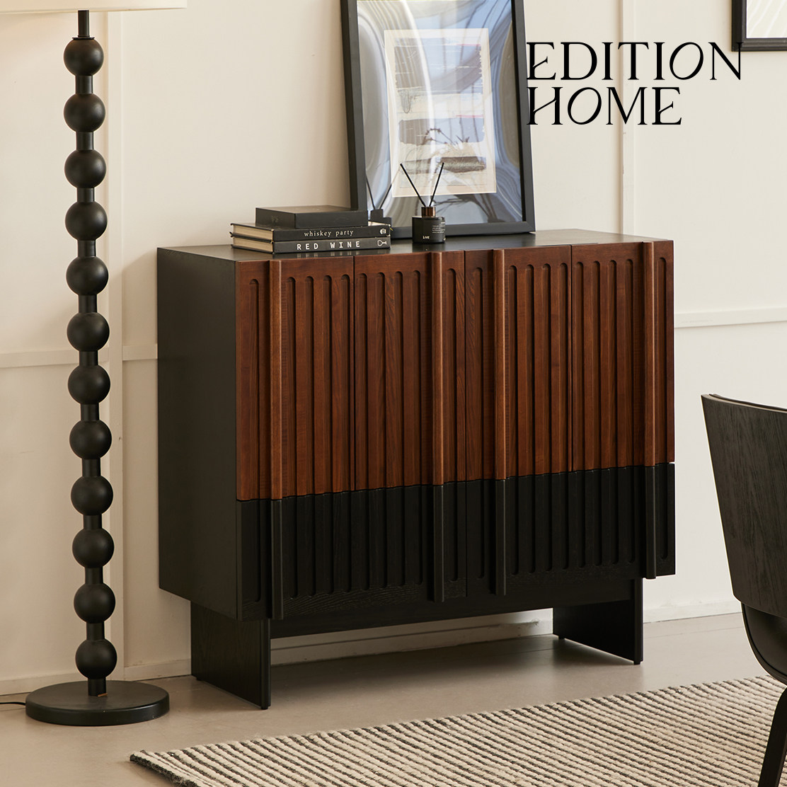 曼哈顿餐边柜复古实木靠墙柜子客厅收纳储物斗柜卧室床尾柜边柜