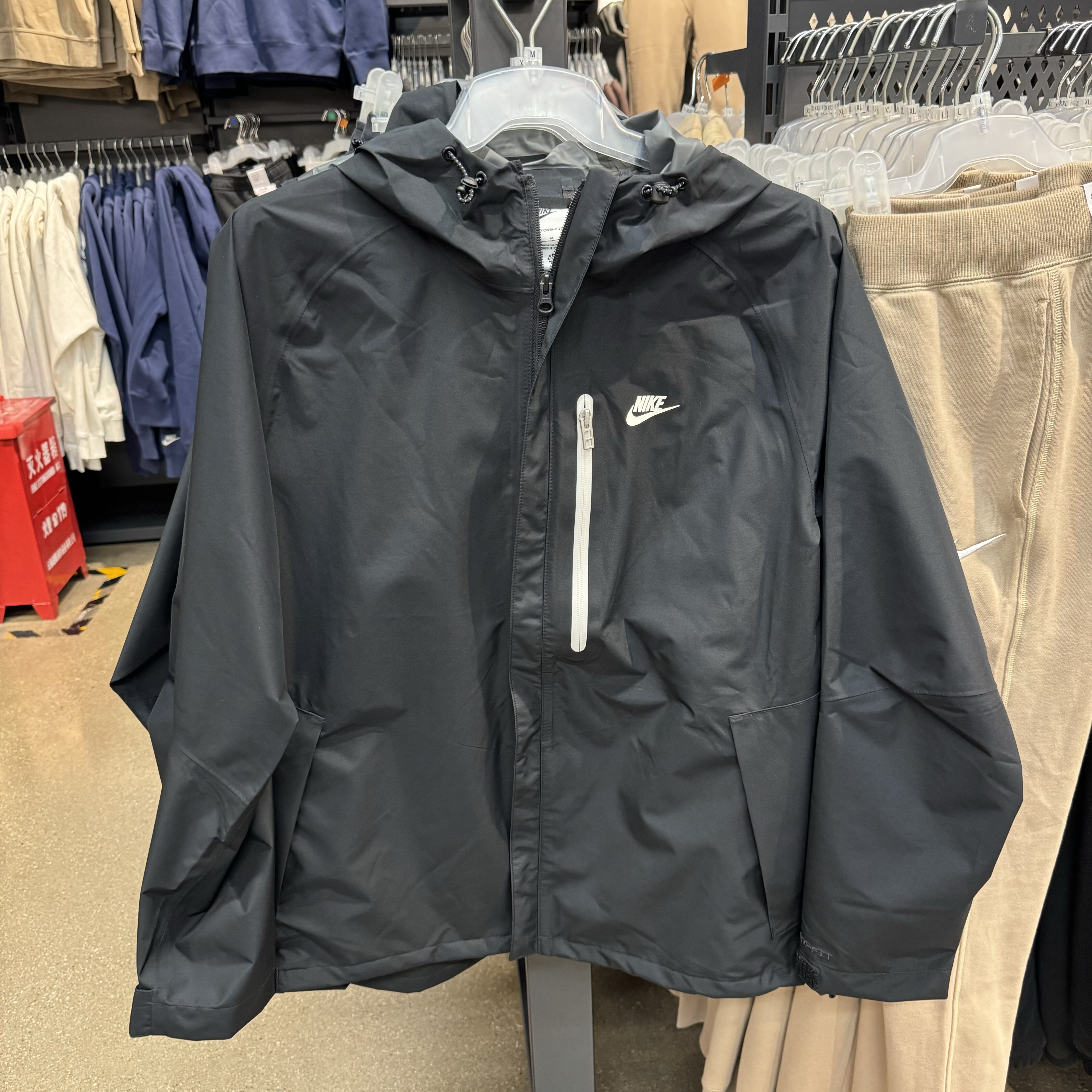 犇犇运动Nike/男子户外防风休闲连帽夹克卫衣外套DM5500-010-206