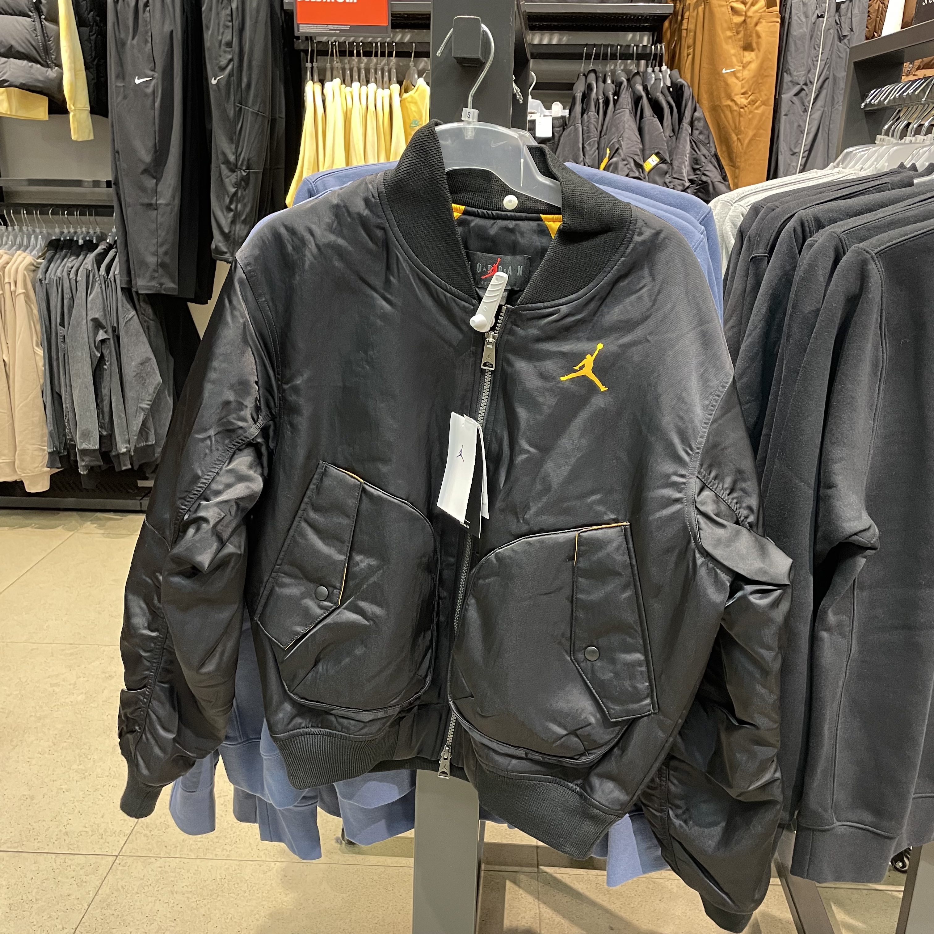 犇犇运动Nike/ Jordan男子立领防风保暖棉服休闲夹克 CZ1191-010