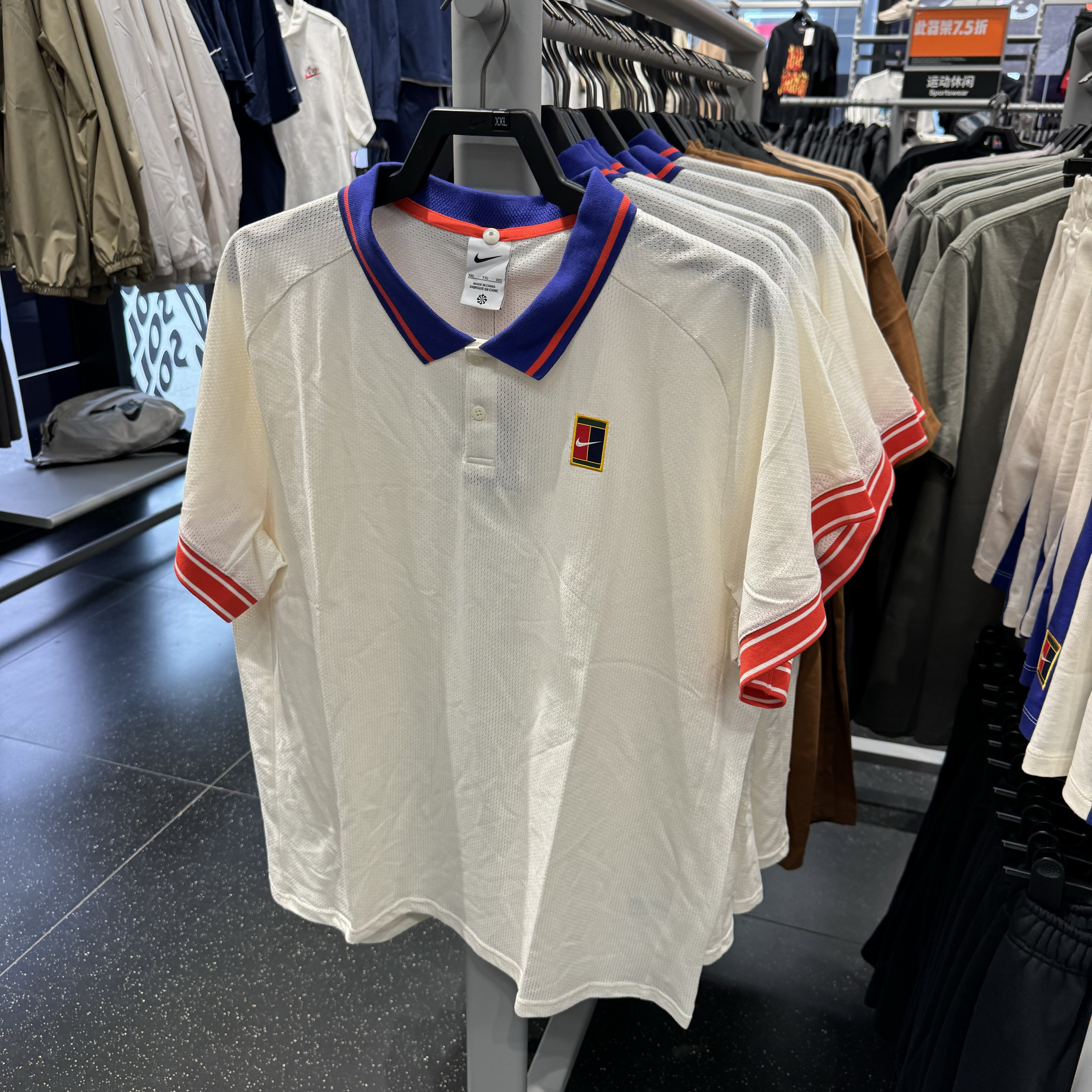 犇犇运动Nike/ Court Heritage男士网球轻盈POLO衫FQ2102-110
