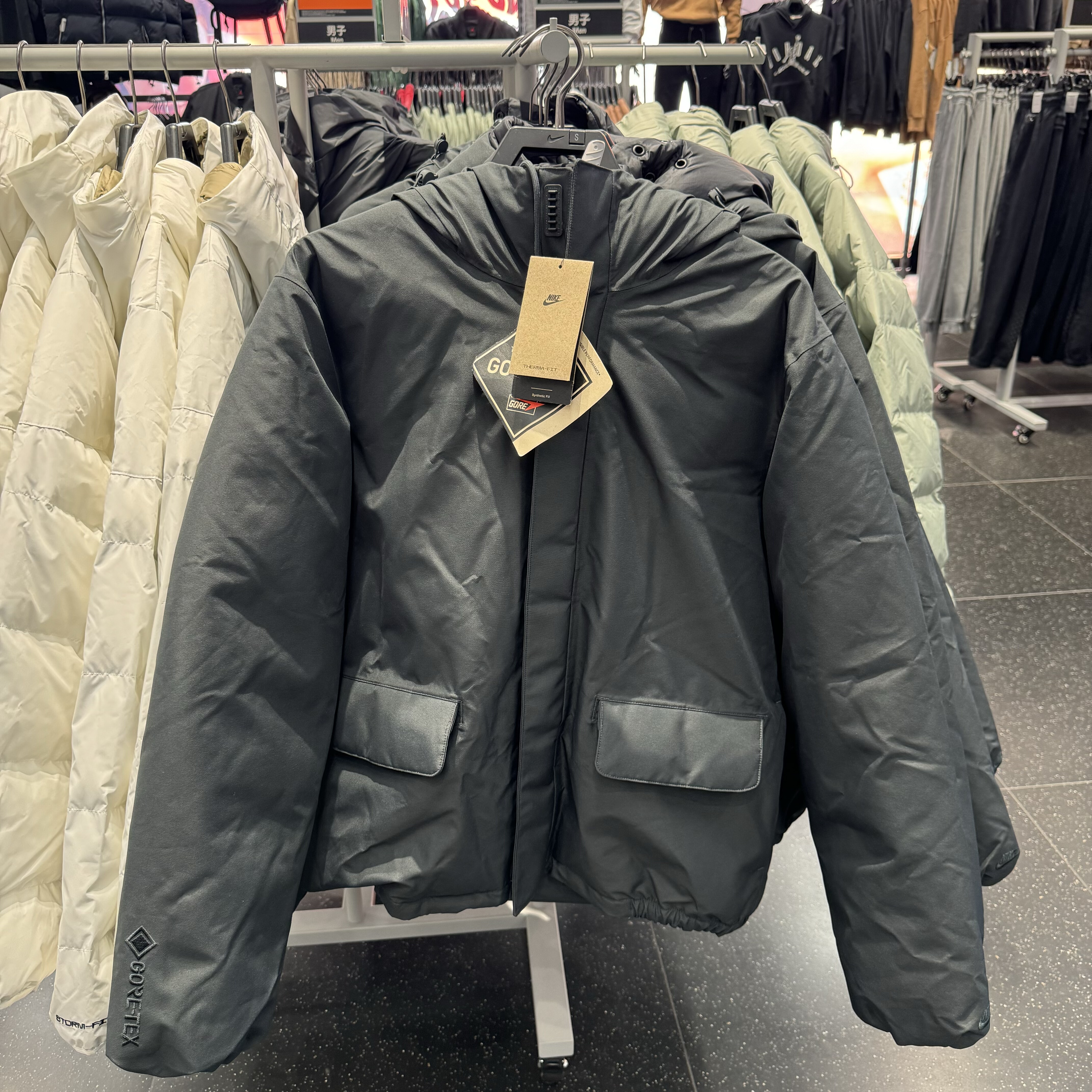 犇犇运动Nike/ 男子舒适防风拒水外套冬季保暖棉衣棉服FZ0725-060