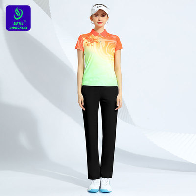 竞迈速干运动服套装女团体服队服