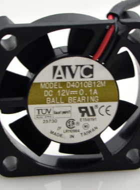 AVC D4010B12M 12V 0.1A 4010 4CM 4厘米 加湿器散热风扇 2线