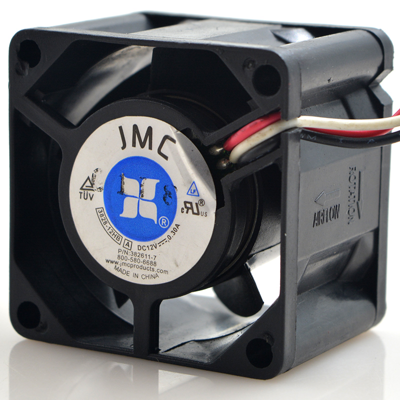 原装 JMC 3828-12HB  4cm 12V 0.3A 3线 双滚珠散热风扇 电脑硬件/显示器/电脑周边 散热器/风扇 原图主图