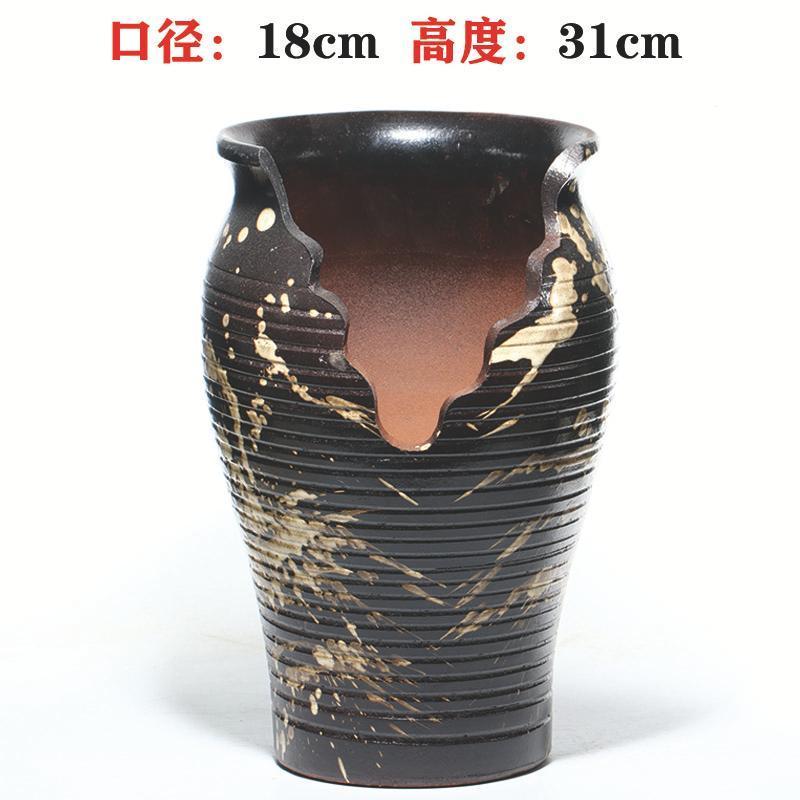 大缺口造型悬崖高多肉花盆切口陶瓷紫砂植物法师花卉老桩透气陶罐怎么看?