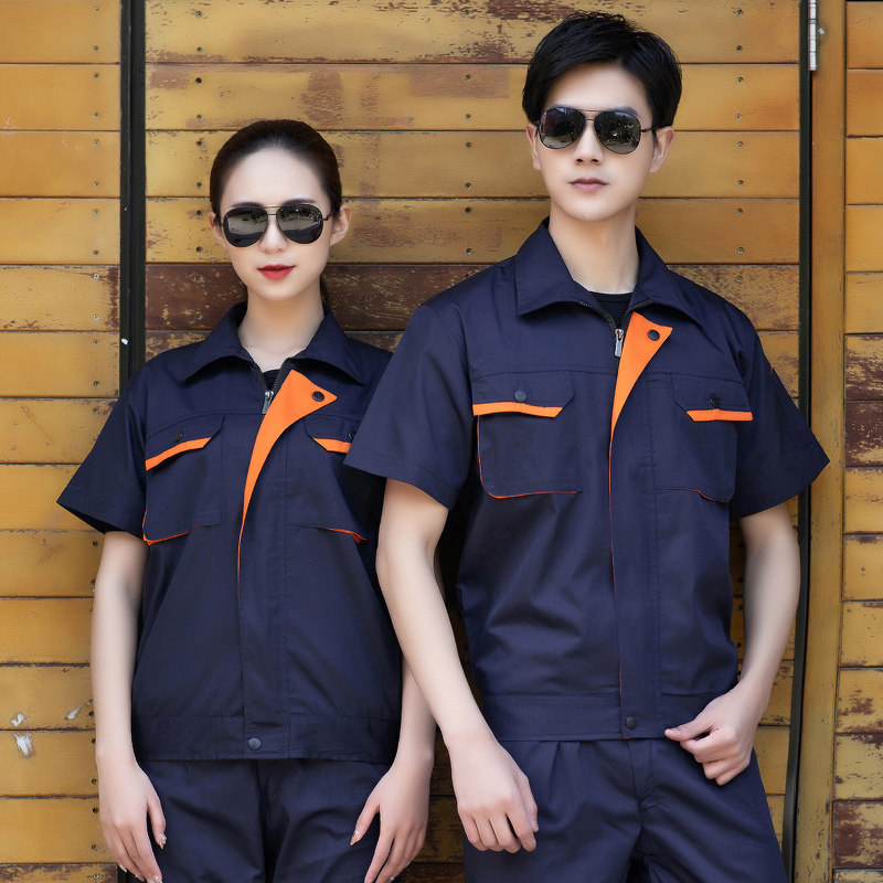 家具安装工人工作服套装半袖装饰装潢师傅劳保服夏装维修机修制服