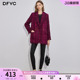 流苏宽松通勤休闲西服 新款 dfvc安可拉红小香风西装 外套女2026春季