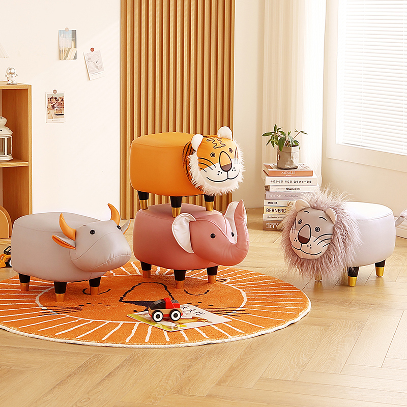 动物凳子创意实木可爱换鞋儿童