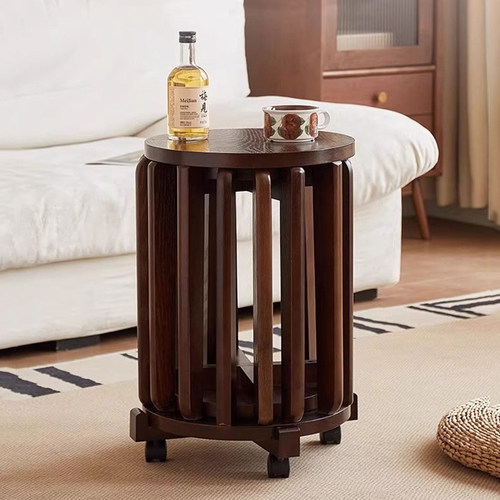 凳子可叠放家用餐桌凳客厅叠叠乐堆叠凳组合圆凳带滑轮板凳坐凳