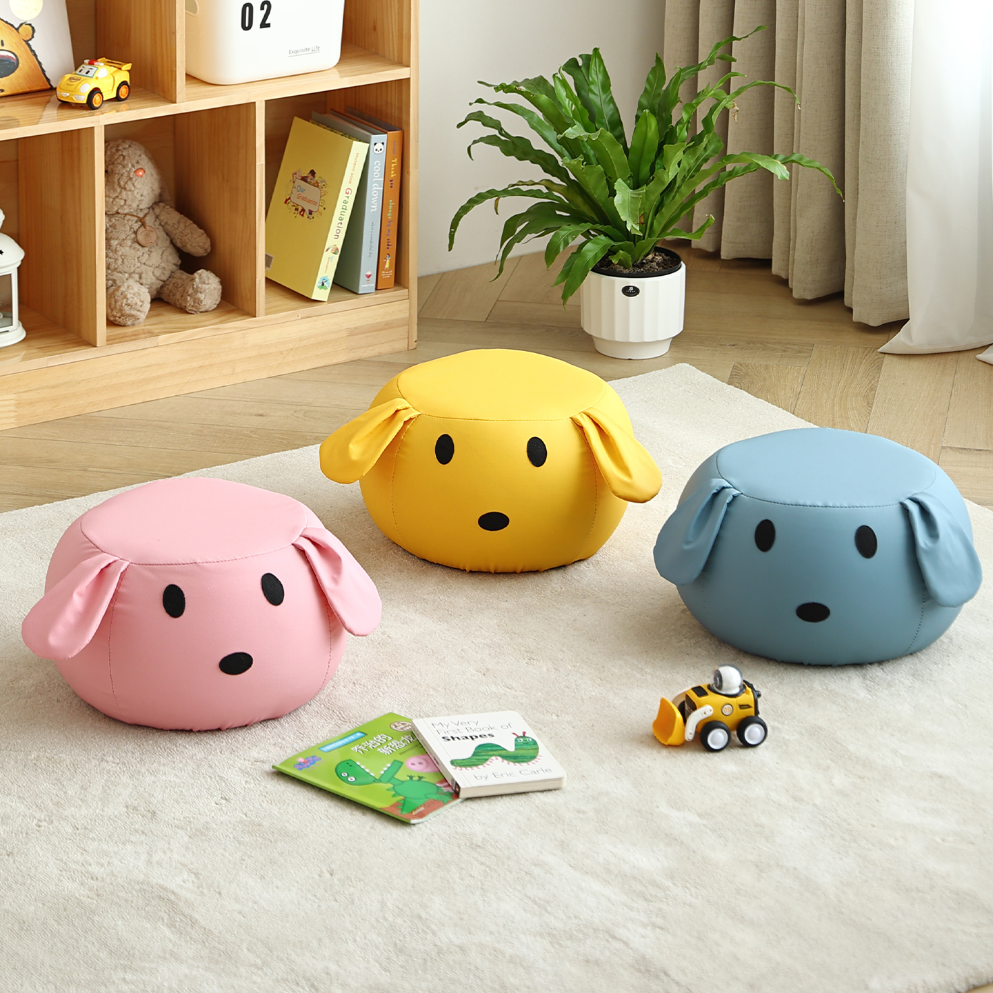 小凳子家用矮凳客厅坐墩可爱创意动物凳儿童小板凳圆凳门口换鞋凳