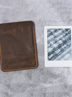 适用于德国Tolino电子书阅读器头层牛皮真皮疯马皮套保护壳