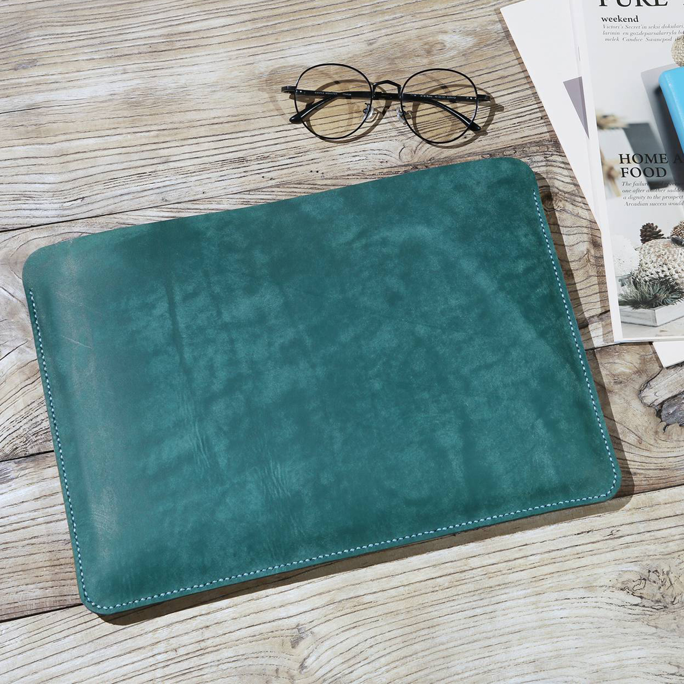 手工Macbook内胆苹果真皮植鞣革