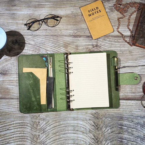 手工真皮活页A5手帐本高级礼品