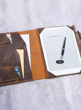 真皮复古牛皮Supernote  A5X A6X 2超级笔记保护壳N03-LSPA56XU