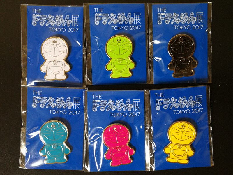 日本 哆啦A梦村上隆展会限定徽动漫挂件/文具