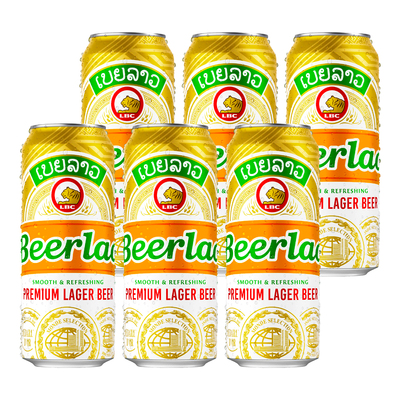 老挝啤酒拉格黄啤500ml*6罐