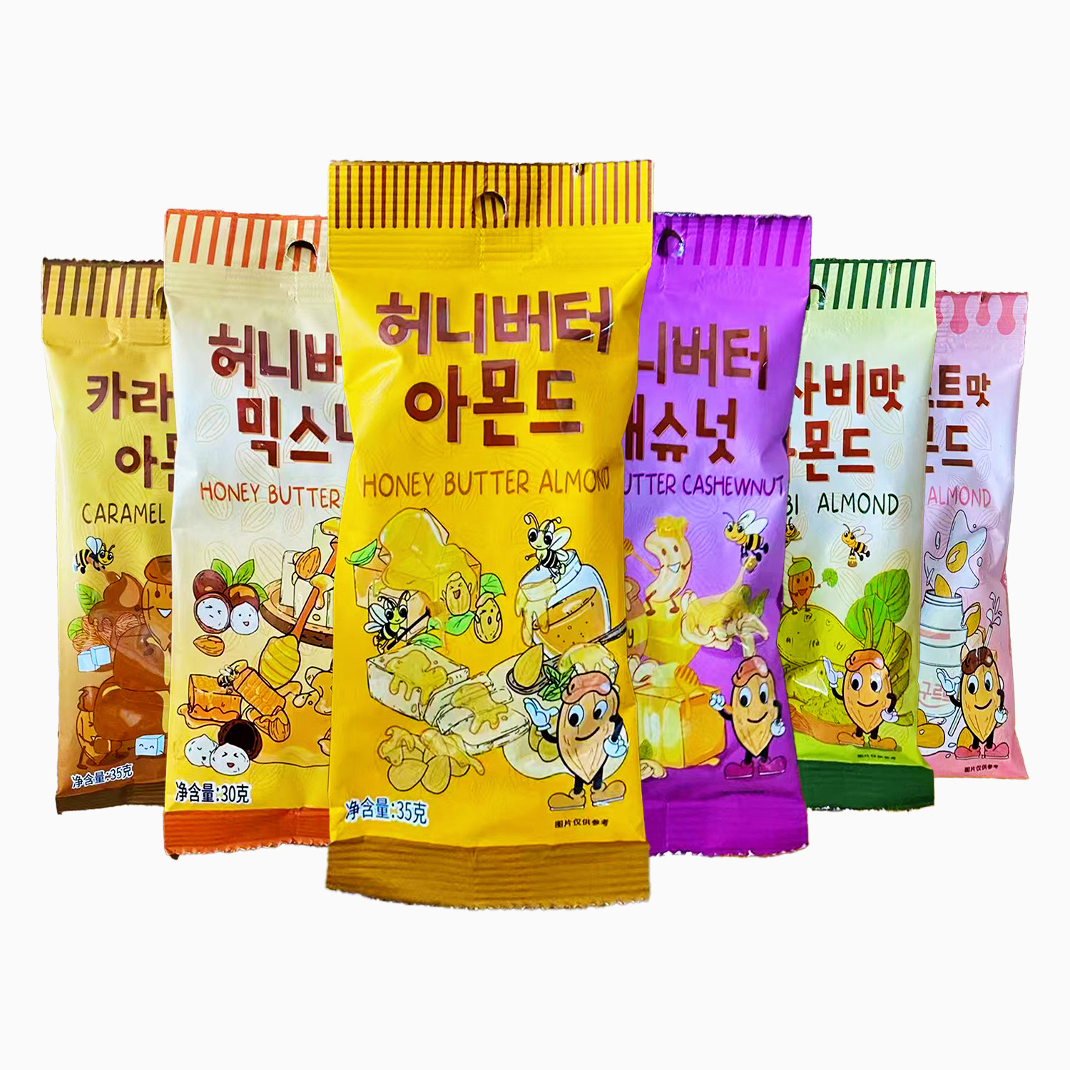 韩国进口汤姆大叔蜂蜜黄油扁桃仁