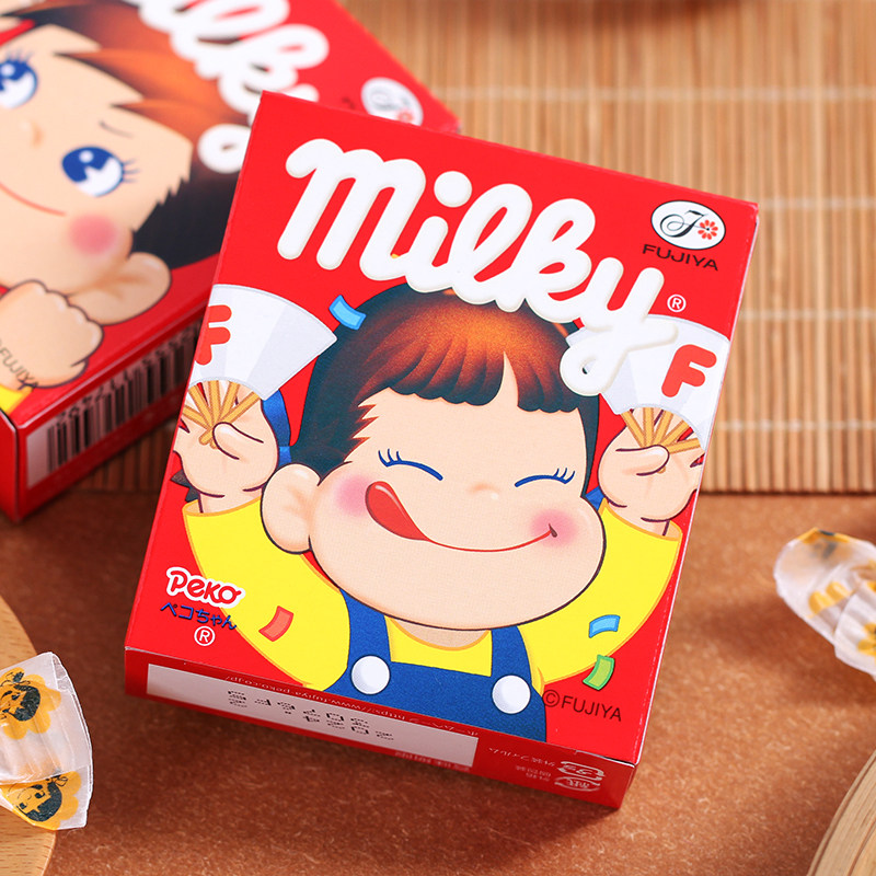 日本进口不二家牛奶糖结婚喜糖果特浓牛乳糖伴手礼盒儿童零食盒装