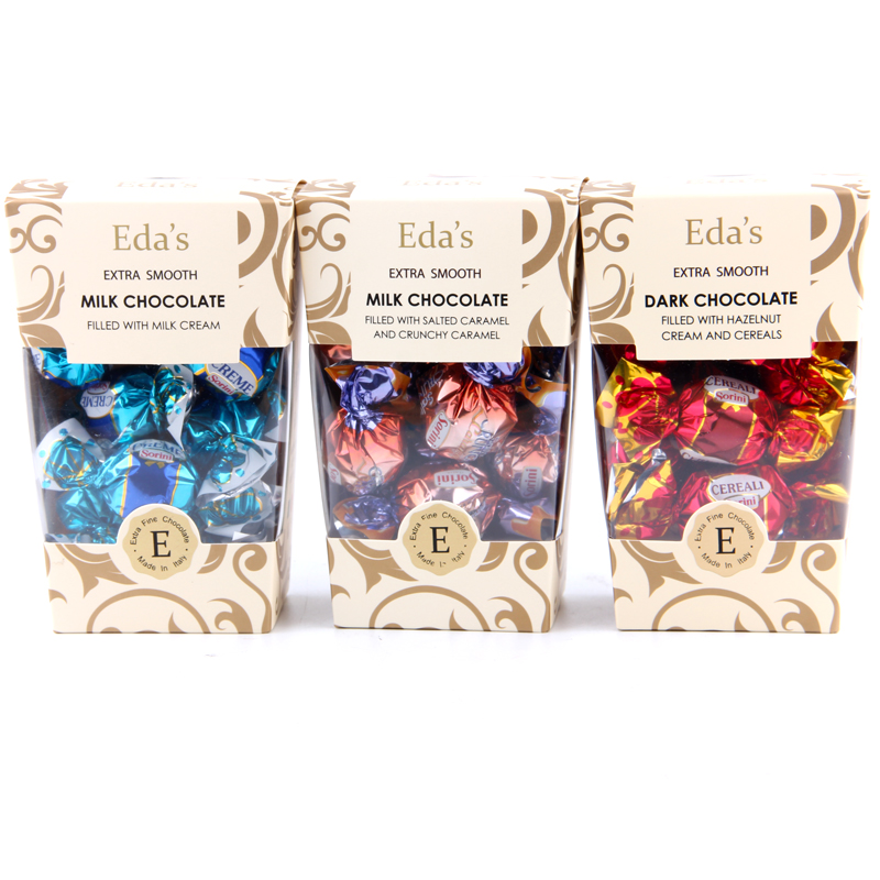 牛奶黑巧夹心巧克力球意大利零食