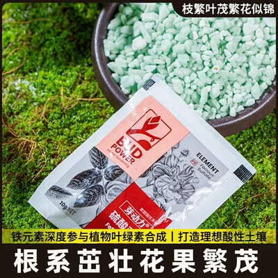 硫酸亚铁伴侣柠檬酸肥料柠檬酸花卉专用酸性植物通用型土壤调酸剂