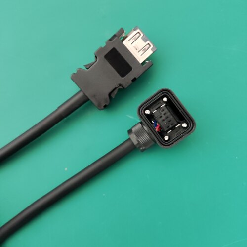 三菱伺服电机编码器线J3J4JE动力电源电缆MR-J3ENCBL5M-A1-A2-L-H