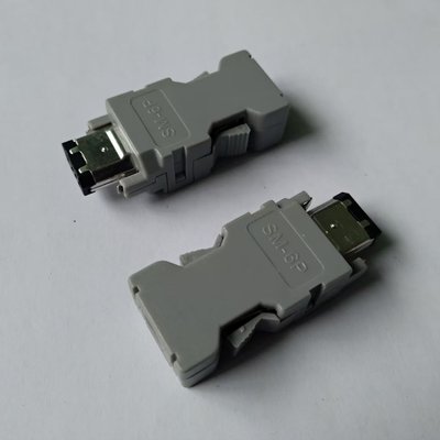 安川 富士 禾川伺服驱动编码器插头台达CN3 1394 插头 SM-6P