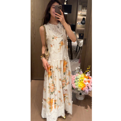 N.COU妮蔻26夏新款度假风镂空钩花园领短袖上衣女轻奢质感百搭