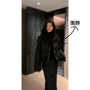 百搭氛围感水貂毛球围脖DY23372 25冬新款 N·COU