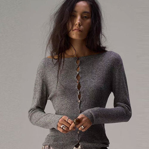 SHELLE ARTISTE 设计师品牌 25秋冬 天丝棉麻 针织衫