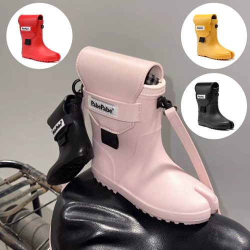 霍思燕同款PabePabe创意可爱雨靴手机包防水分趾EVENBUYER很会买