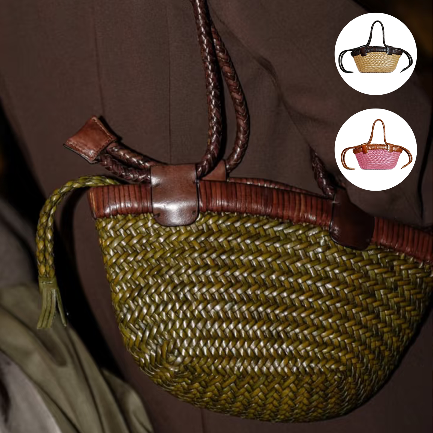 小众百搭编织时髦潮牌牛皮