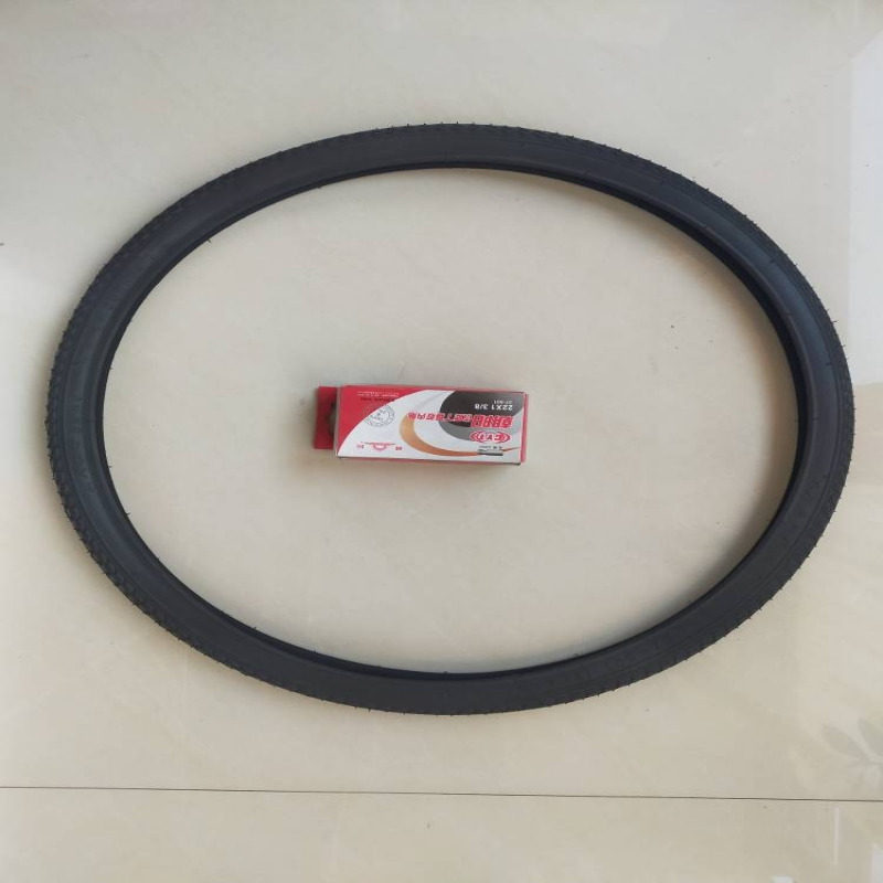 朝阳22寸自行车37-501/22X13/8外胎内胎轮椅车轮胎骑行配件包邮