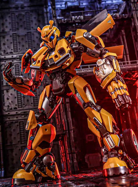 变形玩具 玩具仔TOYS W-01黄小仔修复版大黄蜂合金骨架带灯光电影