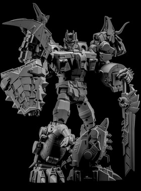 变形玩具 Newage NA H73 机器恐龙合体配件包 修罗王组合零件包