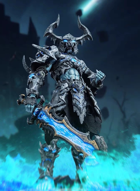 预定定金 Metytoys冒险者世界亡灵死亡骑士霜骨·萨拉诺尔人偶