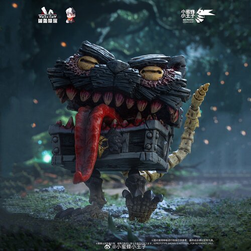 幽免模玩 x鸽伦比耶YTBD-003 1/12 宝箱怪猫宝箱