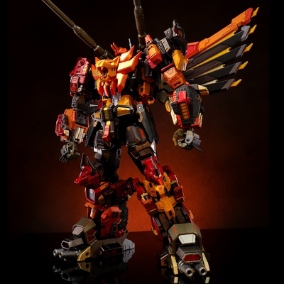 TAKARA TOMY 变形金刚钢铁机神T-Spark AMT-02 冲云霄 巨狰狞组合