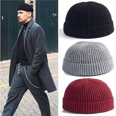 Winter Warm Beanies Casual Short Thread Hip Hop Hat Adult Me