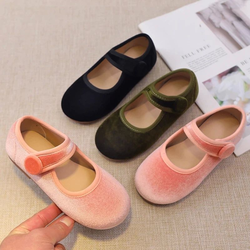 Shoe allet Flats Velet ound oe Concise ids Shoes ing Childre