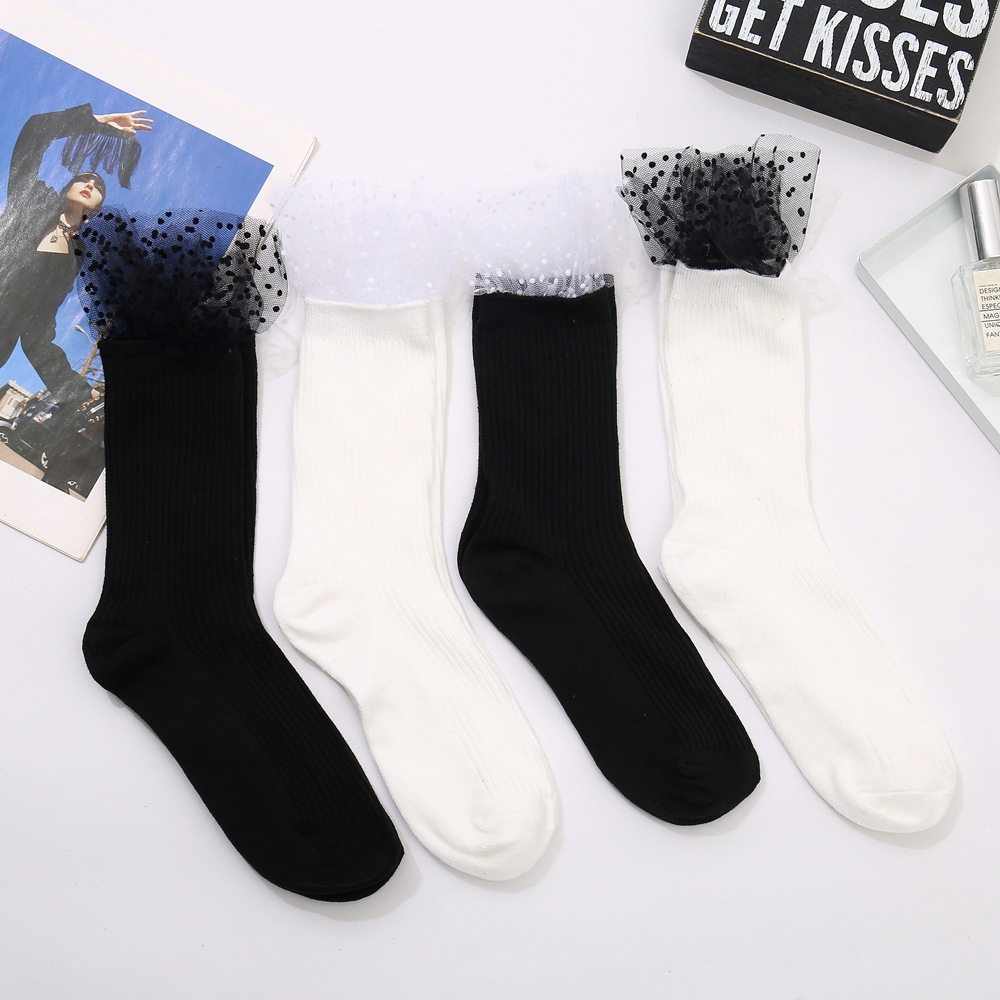 夏季薄款日系lolita蕾丝花边蕾丝袜子网纱圆点玻璃丝水晶透明短袜,女士内衣/男士内衣/家居服,短袜,淘宝优惠券,粉丝福利购,淘宝优惠卷