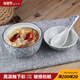日式 和风4.5英寸陶瓷盖碗 蒸蛋碗汤碗炖盅粥碗小碗特色餐具景德镇